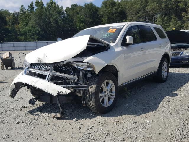 1D4RD4GGXBC650450 - 2011 DODGE DURANGO CR WHITE photo 2