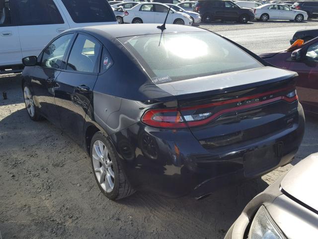 1C3CDFBH6DD147479 - 2013 DODGE DART SXT BLACK photo 3