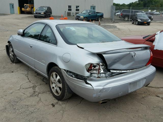 19UYA42441A003116 - 2001 ACURA 3.2CL SILVER photo 3