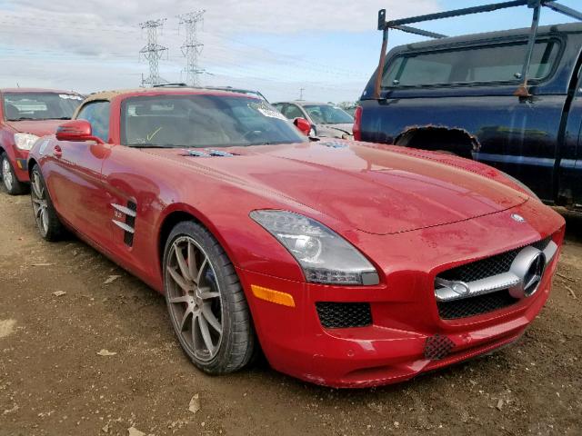 WDDRK7HA9CA008660 - 2012 MERCEDES-BENZ SLS AMG RED photo 1