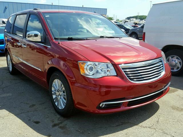 2C4RC1GG4ER312732 - 2014 CHRYSLER TOWN & COU RED photo 1