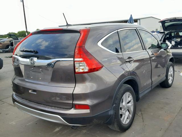 2HKRM3H75GH540181 - 2016 HONDA CR-V EXL BROWN photo 4