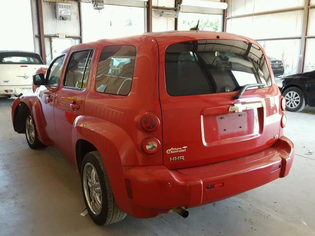 3GNDA13D48S562563 - 2008 CHEVROLET HHR LS Rojo foto 3