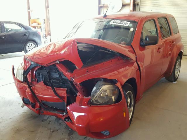 3GNDA13D48S562563 - 2008 CHEVROLET HHR LS Rojo foto 9