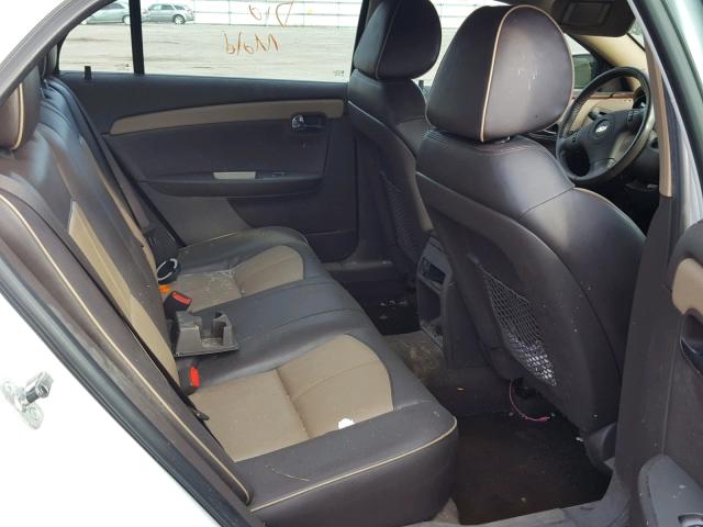 1G1ZE5EB7AF113015 - 2010 CHEVROLET MALIBU LTZ 白色 照片 6