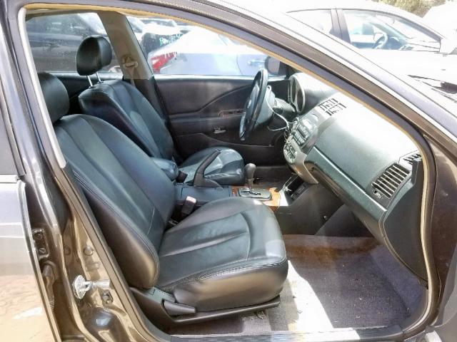 1N4BL11D44C165583 - 2004 NISSAN ALTIMA SE GRAY photo 5