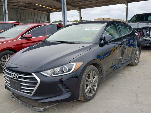 5NPD84LF6JH228428 - 2018 HYUNDAI ELANTRA SE BLACK photo 2