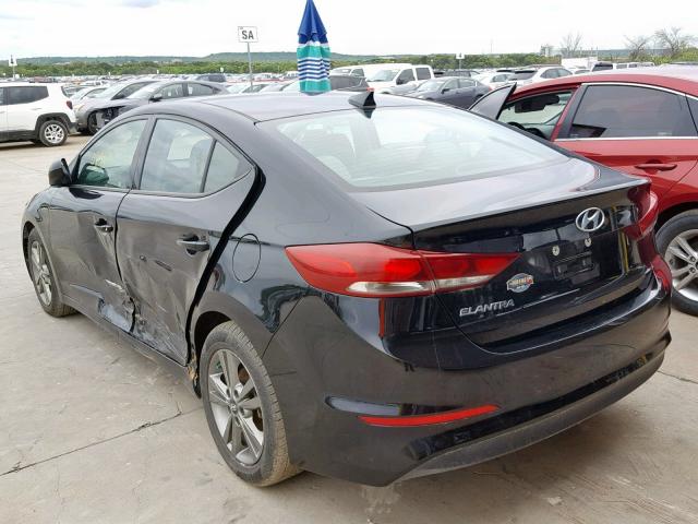 5NPD84LF6JH228428 - 2018 HYUNDAI ELANTRA SE BLACK photo 3