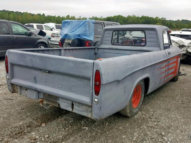 1161673899 - 1967 DODGE D100  GRAY photo 4