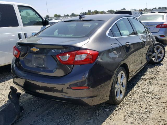 1G1BF5SM5H7106489 - 2017 CHEVROLET CRUZE PREM GRAY photo 4