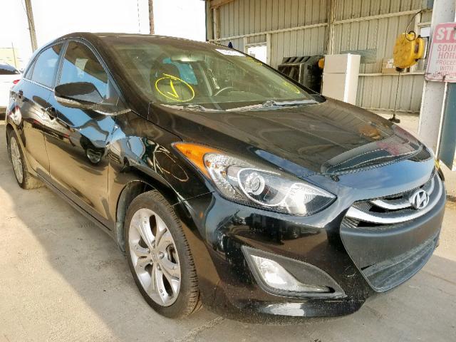 KMHD35LH0EU192992 - 2014 HYUNDAI ELANTRA GT BLACK photo 1