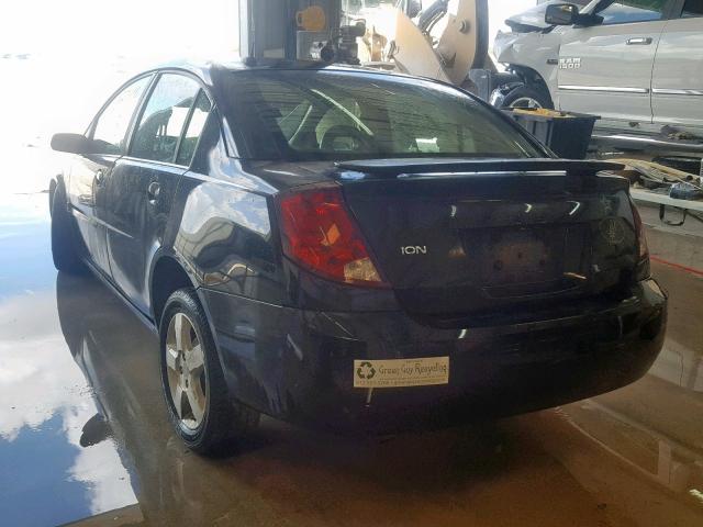 1G8AJ55F76Z185173 - 2006 SATURN ION LEVEL BLACK photo 3