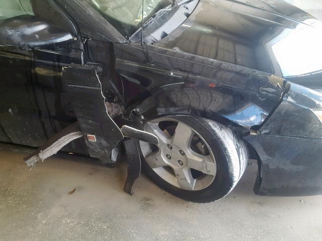 1G8AJ55F76Z185173 - 2006 SATURN ION LEVEL BLACK photo 9