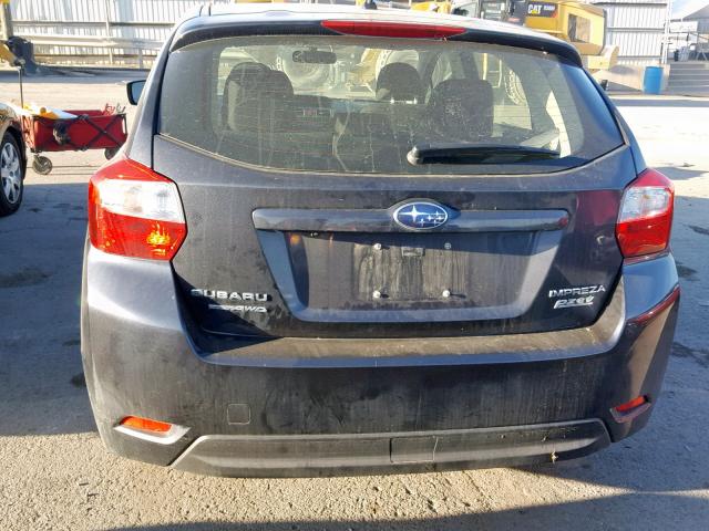 JF1GPAA65G8350017 - 2016 SUBARU IMPREZA GRAY photo 9