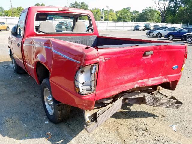 1FTCR10A0VPA22239 - 1997 FORD RANGER RED photo 3