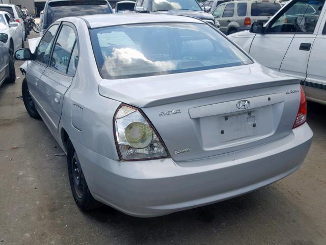 KMHDN46DX6U308973 - 2006 HYUNDAI ELANTRA GL SILVER photo 3