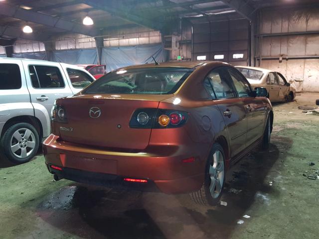 JM1BK323741170335 - 2004 MAZDA 3 S RED photo 4