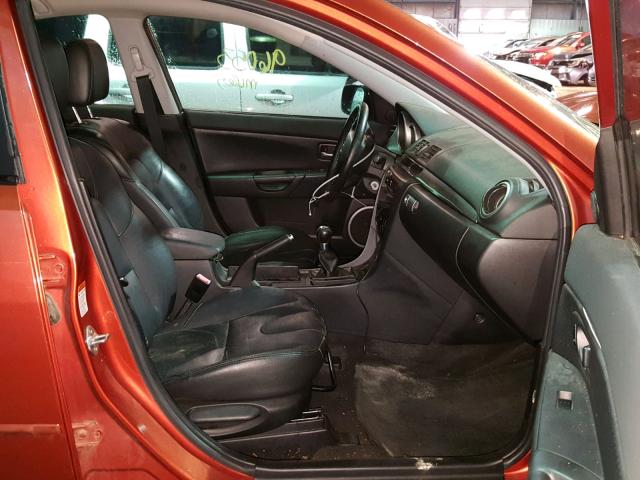 JM1BK323741170335 - 2004 MAZDA 3 S RED photo 5