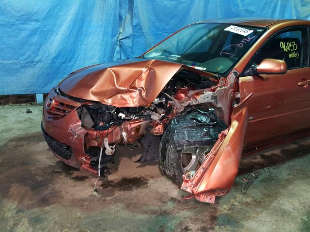 JM1BK323741170335 - 2004 MAZDA 3 S RED photo 9