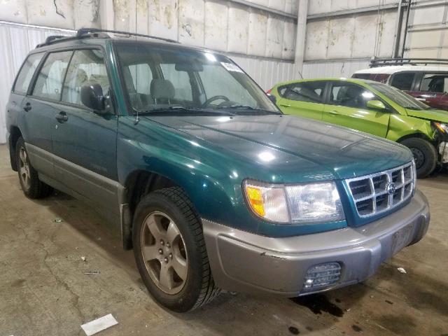 JF1SF6553WH768974 - 1998 SUBARU FORESTER S GREEN photo 1