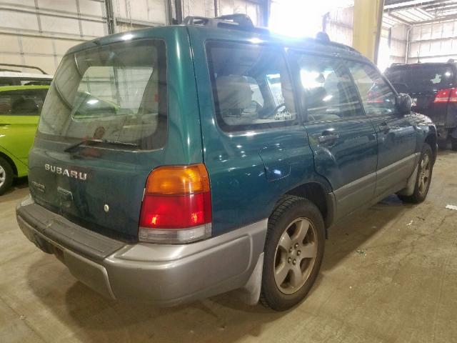 JF1SF6553WH768974 - 1998 SUBARU FORESTER S GREEN photo 4