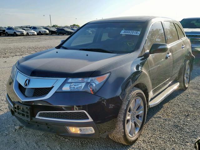 2HNYD2H68DH509258 - 2013 ACURA MDX ADVANC BLACK photo 2