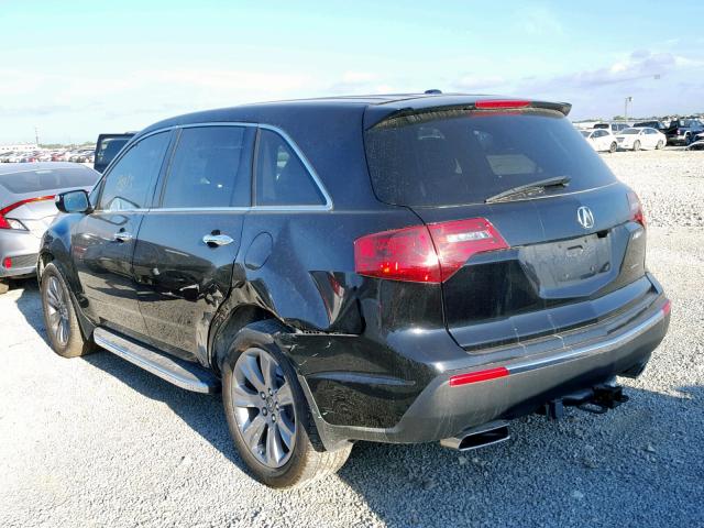 2HNYD2H68DH509258 - 2013 ACURA MDX ADVANC BLACK photo 3
