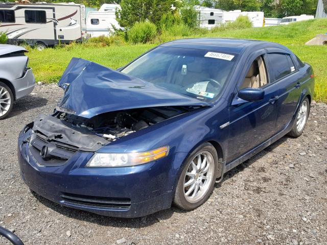 19UUA66206A060794 - 2006 ACURA 3.2TL BLUE photo 2