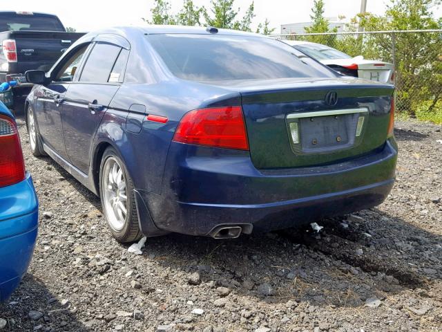 19UUA66206A060794 - 2006 ACURA 3.2TL BLUE photo 3