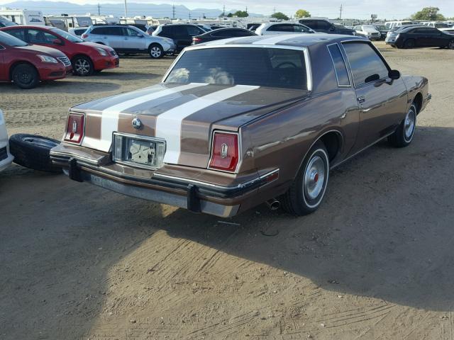 1G2AJ37A4EB214183 - 1984 PONTIAC GRAND PRIX BROWN photo 4