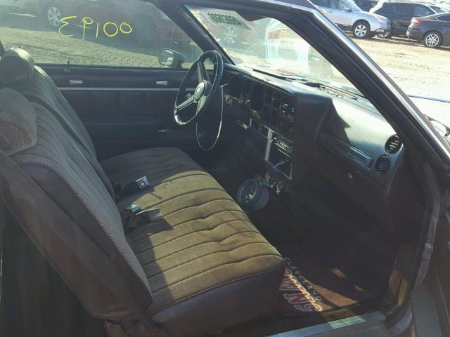 1G2AJ37A4EB214183 - 1984 PONTIAC GRAND PRIX BROWN photo 5