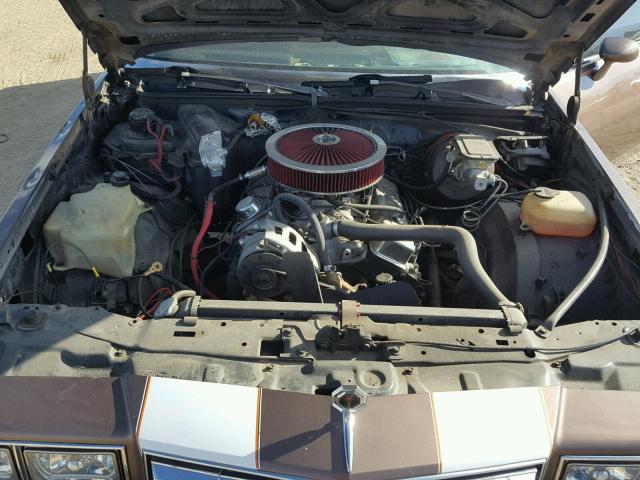 1G2AJ37A4EB214183 - 1984 PONTIAC GRAND PRIX BROWN photo 7