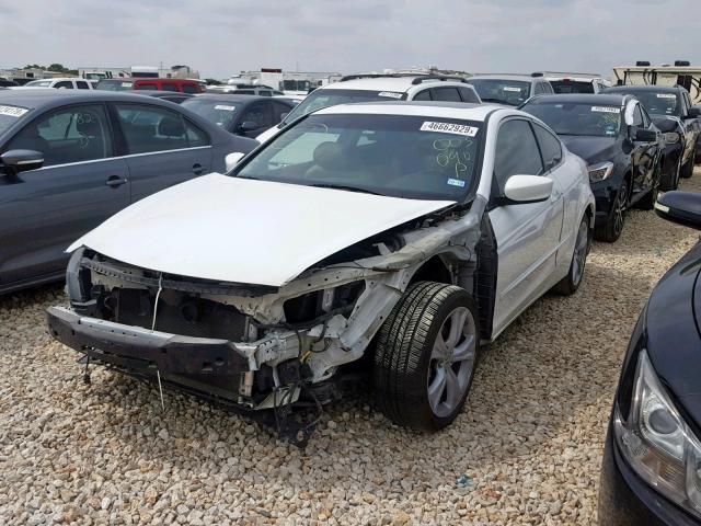 1HGCS2B81BA003090 - 2011 HONDA ACCORD EXL WHITE photo 2