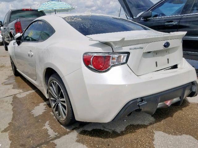 JF1ZCAC10G8601791 - 2016 SUBARU BRZ 2.0 LI WHITE photo 3