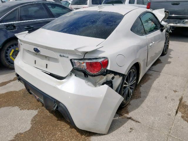 JF1ZCAC10G8601791 - 2016 SUBARU BRZ 2.0 LI WHITE photo 4