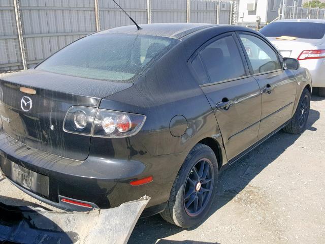 JM1BK12G671723214 - 2007 MAZDA 3 I BLACK photo 4