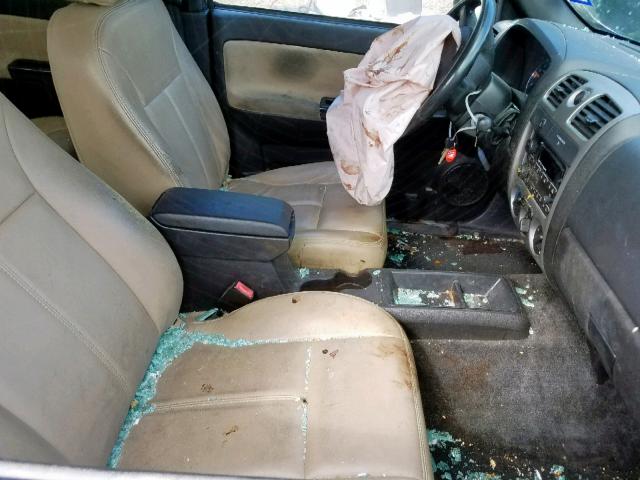 1GCDSEFP4C8118491 - 2012 CHEVROLET COLORADO L BLACK photo 5