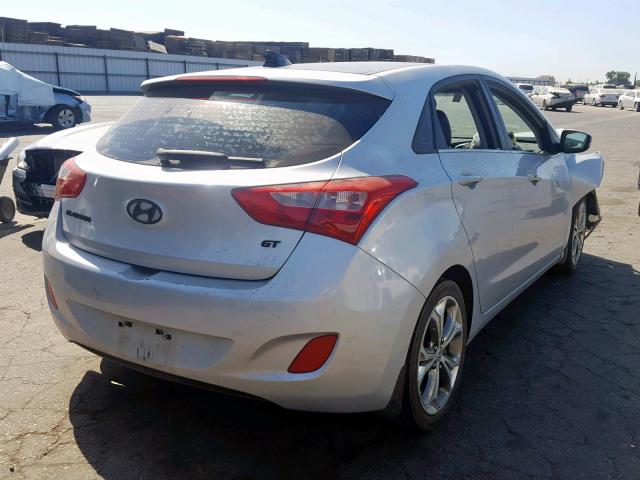 KMHD35LE9DU044098 - 2013 HYUNDAI ELANTRA GT SILVER photo 4