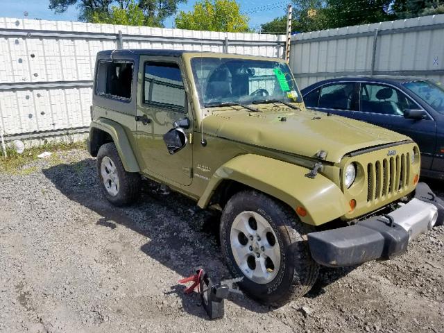 1C4AJWBG6DL586481 - 2013 JEEP WRANGLER S BEIGE photo 1