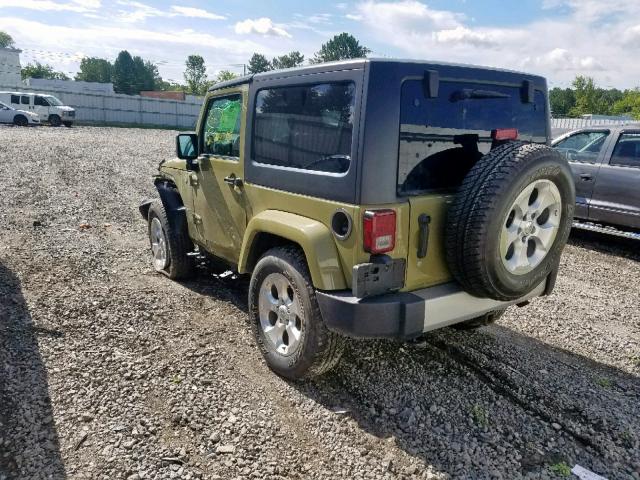 1C4AJWBG6DL586481 - 2013 JEEP WRANGLER S BEIGE photo 3