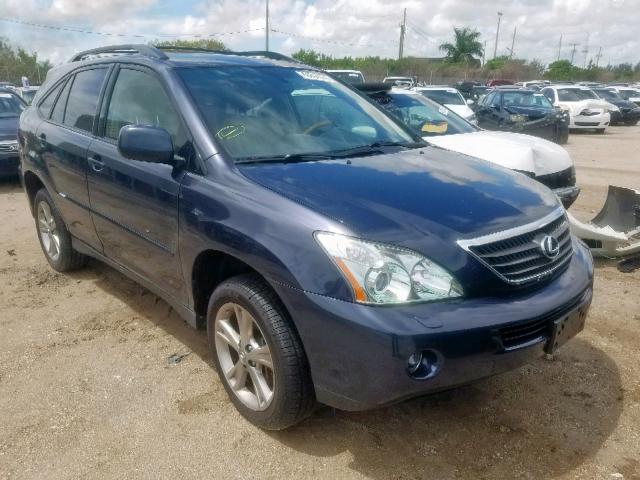 JTJHW31U172022931 - 2007 LEXUS RX 400H BLUE photo 1