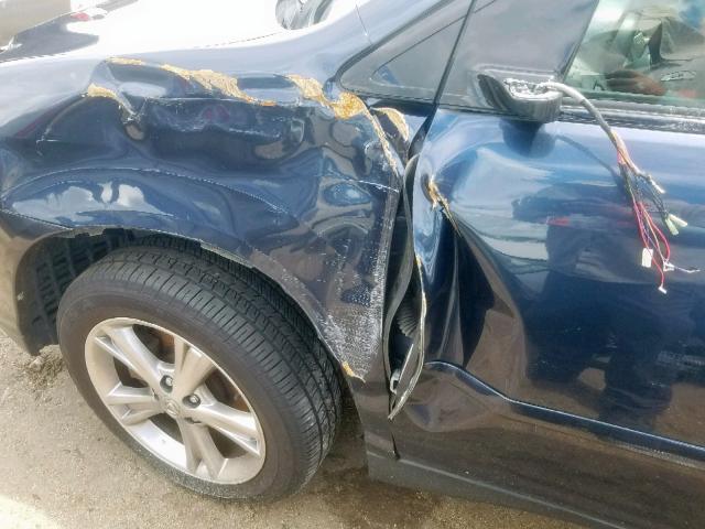 JTJHW31U172022931 - 2007 LEXUS RX 400H BLUE photo 9