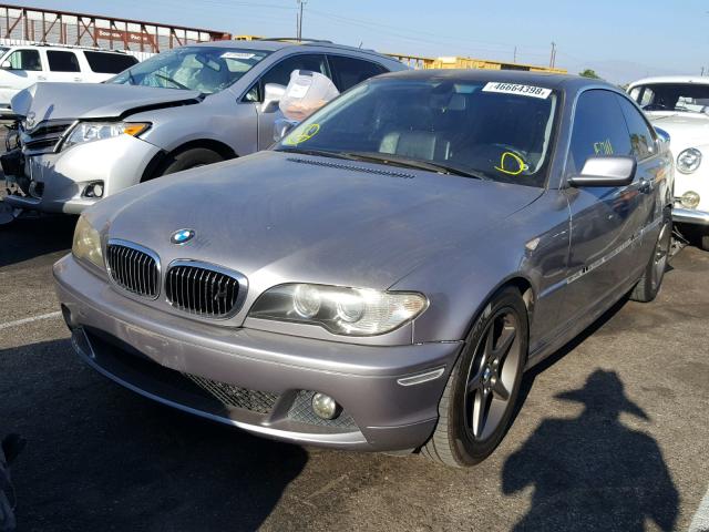 WBABV13414JT22447 - 2004 BMW 325 CI SUL GRAY photo 2