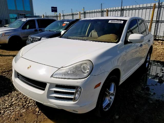 WP1AB29P78LA43382 - 2008 PORSCHE CAYENNE S WHITE photo 2