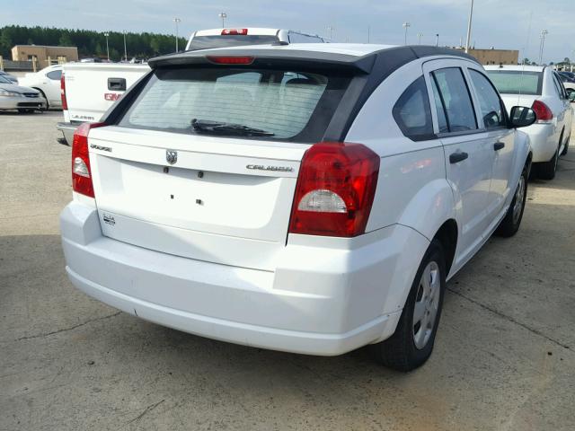 1C3CDWBA4CD531746 - 2012 DODGE CALIBER SE WHITE photo 4