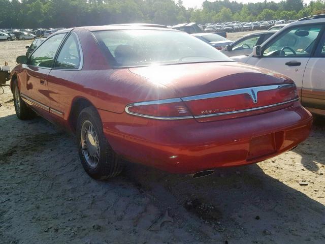 1LNLM91VXVY648482 - 1997 LINCOLN MARK VIII RED photo 3