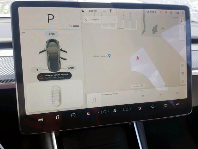 5YJ3E1EB3JF114009 - 2018 TESLA MODEL 3 CHARCOAL photo 9