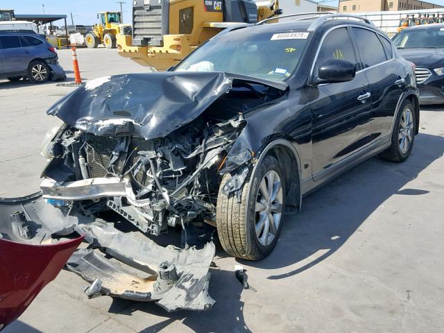 JNKAJ09F99M951567 - 2009 INFINITI EX35 BASE BLACK photo 2