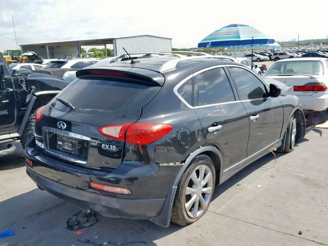 JNKAJ09F99M951567 - 2009 INFINITI EX35 BASE BLACK photo 4