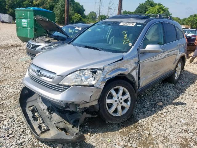 JHLRE38747C060399 - 2007 HONDA CR-V EXL SILVER photo 2